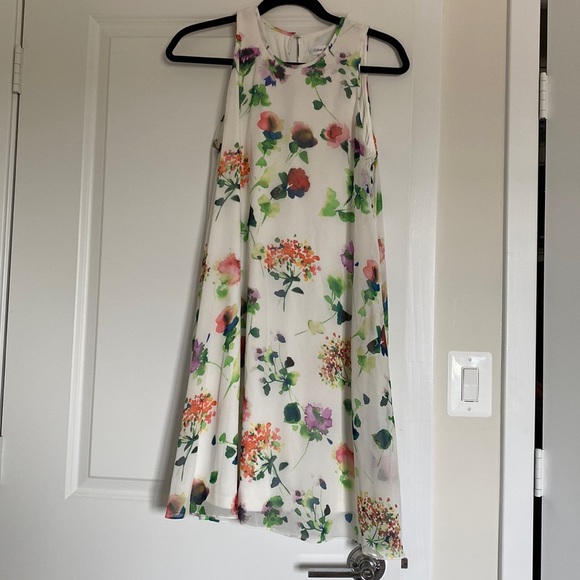 Calvin Klein | Dresses | Calvin Klein Floral Shift Dress Size | Poshmark